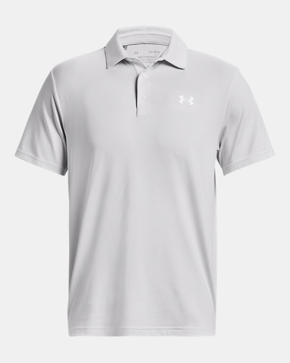 เสื้อโปโล UA Playoff 3.0 Stripe สำหรับผู้ชาย in White image number 4
